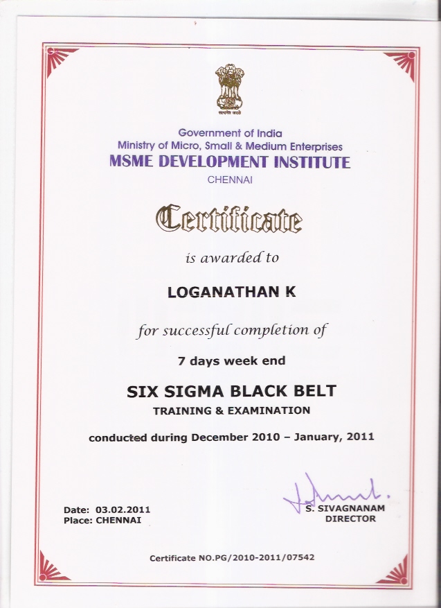 Logu - Certifications